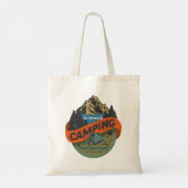 Zomer Camping Avontuur begint Tote Bag (Achterkant)