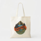 Zomer Camping Avontuur begint Tote Bag (Voorkant)