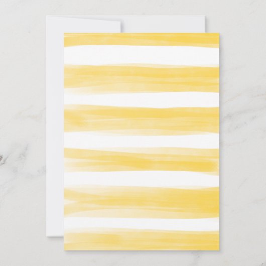 Zomer citroen citrus limonade 2e verjaardagsfeest kaart (Achterkant)