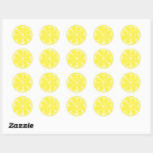 Zomer Citrus citroen Stickers (Vel)