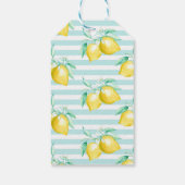 Zomer Citrus dank u cadeau Labels Cadeaulabel (Achterkant)