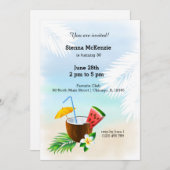 Zomer Cocktail Kaart (Voorkant / Achterkant)