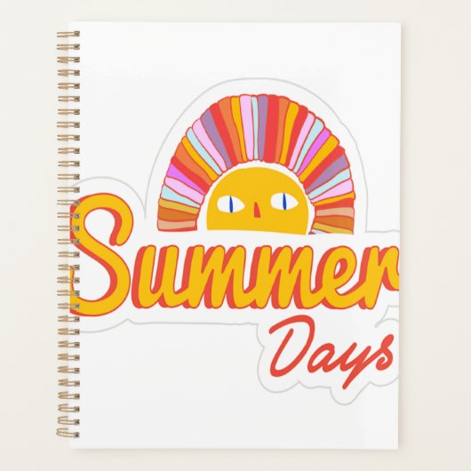 Zomer dag  planner (Voorkant)