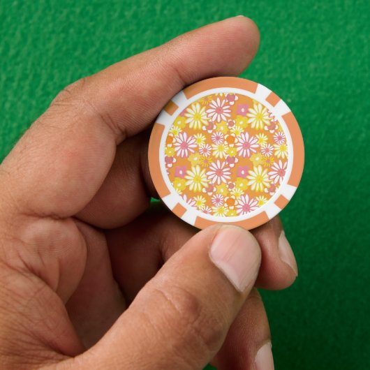 Zomer Daisies Poker Chips (Hand)
