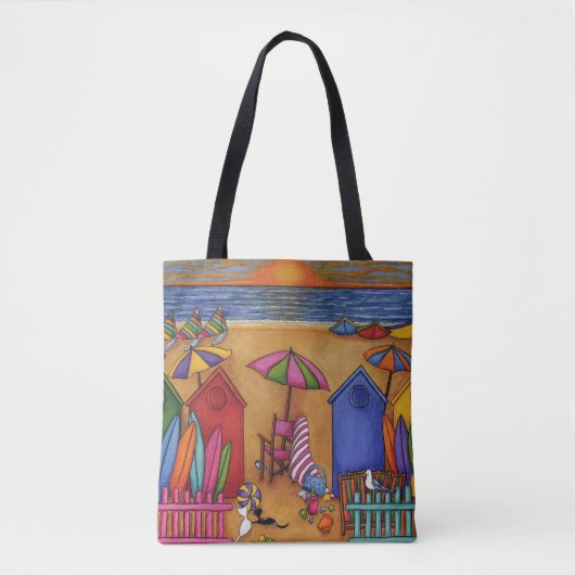 Zomer Delight Beach Bag van Lisa Lorenz Tote Bag (Voorkant)