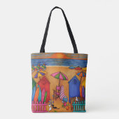 Zomer Delight Beach Bag van Lisa Lorenz Tote Bag (Achterkant)