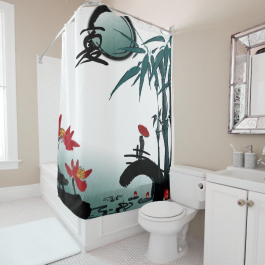 zomer douchegordijn (In situ)