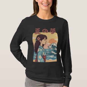 Zomer Droom Japanse Golf Meisje T-shirt