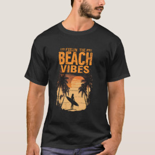 Zomer Eiland Strand Sfeer Zonsondergang Vakantie T-shirt