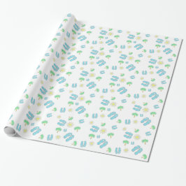 Zomer en Zandalen - Gift Wrap Cadeaupapier