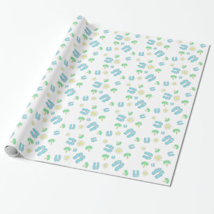 Zomer en Zandalen - Gift Wrap Cadeaupapier