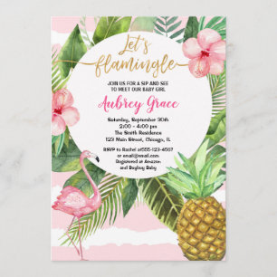 Zomer en zie, roze goud ontmoet groet meisje kaart