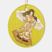 Zomer engel keramisch ornament (Links)