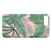 Zomer Exotische groene bladeren Case-Mate iPhone Case (Achterkant (Horizontaal))