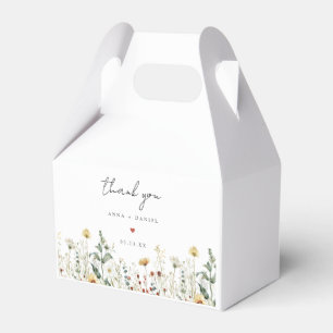 Zomer Favor Dozen met Wilde Bloemen Bedankdoosjes