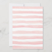 Zomer Flamingo Baby Shower uitnodiging (Achterkant)