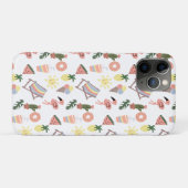 Zomer Flamingo Hand Getekende Doodles Case-Mate iPhone Case (Achterkant (horizontaal))