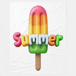 Zomer fleece deken