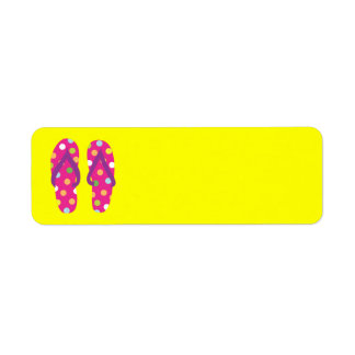 Zomer FlipFlops 2 Etiket