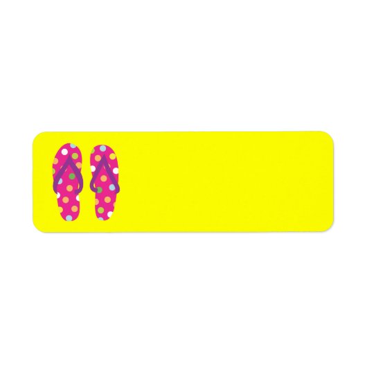 Zomer FlipFlops 2 Etiket (Voorkant)