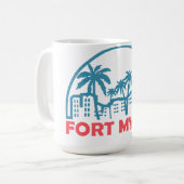 Zomer fort myers- florida koffiemok (Voorkant links)