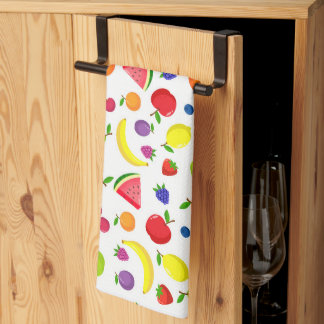 Zomer Fruit En Bes Keukenhanddoek