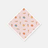 Zomer Fun Pool Party servetten (Hoek)