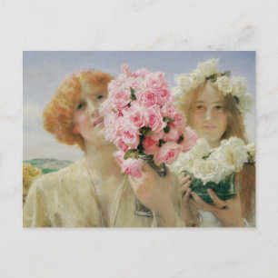 Zomer gave door Sir Lawrence Alma-Tadema Briefkaart