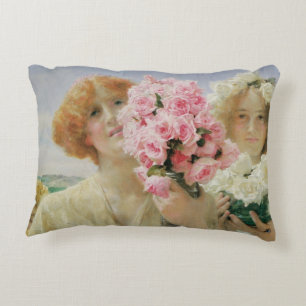Zomer gave van Sir Lawrence Alma-Tadema Accent Kussen