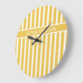 Zomer Geel Gestreepte  Naam Grote Klok
