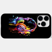 Zomer geluidsgolven Case-Mate iPhone case (Achterkant (horizontaal))