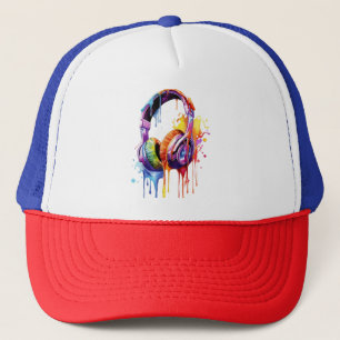 Zomer geluidsgolven trucker pet
