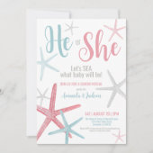 Zomer Gender Reveal Party Kaart (Voorkant)