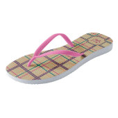 Zomer geruite Flip Flops (Schuin)