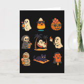 Zomer Ghost Pumpkin Halloween Spooky Summer T Kaart (Voorkant)
