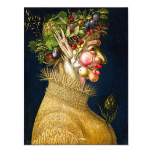Zomer   Giuseppe Arcimboldo   Foto Afdruk