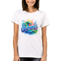 Zomer Glitter golven Unisex