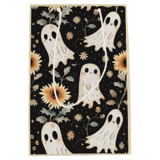Zomer Gothic Geesten en Zonnebloemen Spooky Medium Cadeauzakje