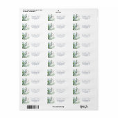 Zomer Groene Retouradres Label (Full Sheet)