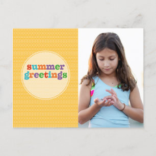 Zomer Groeten Zonneschijn Briefkaart