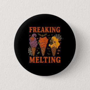 Zomer Halloween in juli grappige Summerween  Ronde Button 5,7 Cm