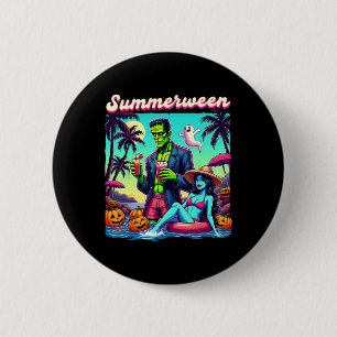 Zomer Halloween Zomer Zomer Zomer Zomer Zomer Zome Ronde Button 5,7 Cm