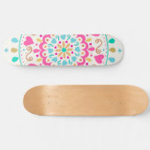 Zomer Hart Mandala Skateboard (Horizontaal)
