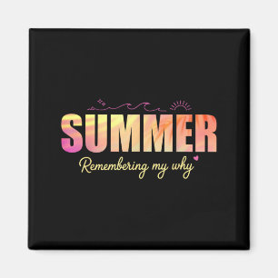 Zomer Herinneren Mijn Waarom Creatief Magneet