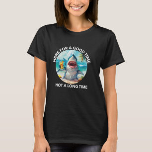 Zomer Hilarisch Haai Aloha Jawsome Plezier op Hawa T-shirt