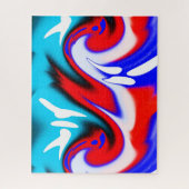 Zomer hittegolven kunst legpuzzel (Verticaal)