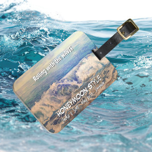 Zomer HONEYMOON Cruise PERSONALISEREN Bagagelabel