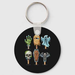 Zomer Horror Films Zomer Popsicle Halloween Sleutelhanger