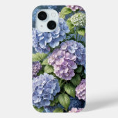 Zomer Hydrangea tuin Case-Mate iPhone Case (Achterkant)