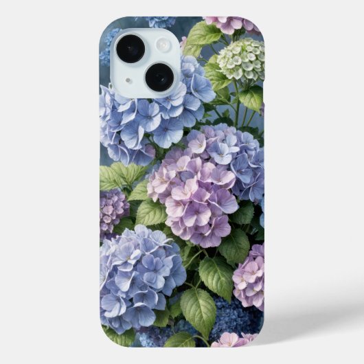 Zomer Hydrangea tuin Case-Mate iPhone Case (Achterkant)